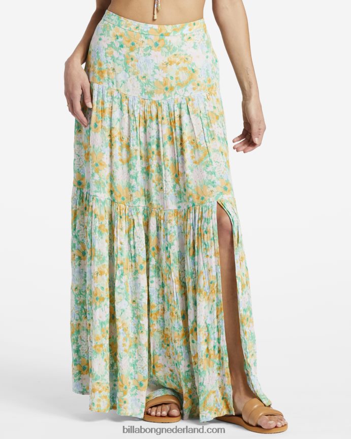 Billabong vrouwen zachte rave-rokgroente 4D20H1854