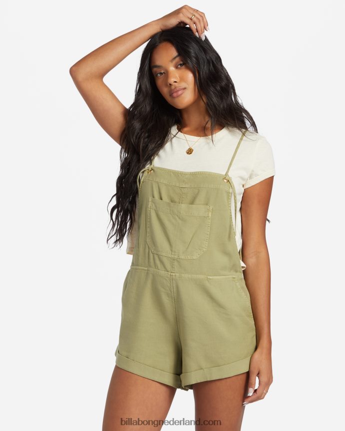 Billabong vrouwen wilde achtervolging romperavocado 4D20H1351