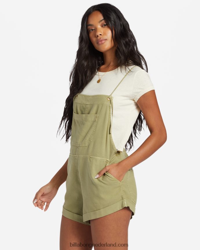 Billabong vrouwen wilde achtervolging romperavocado 4D20H1351