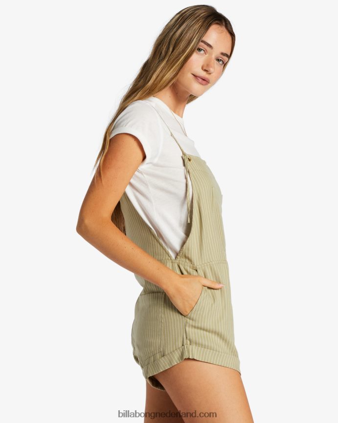 Billabong vrouwen wilde achtervolging romperavocado 4D20H1360