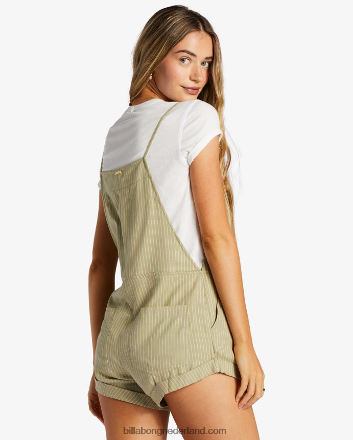 Billabong vrouwen wilde achtervolging romperavocado 4D20H1360