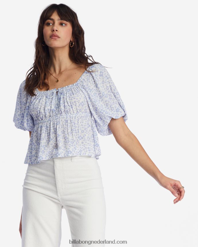 Billabong vrouwen je wilt een bijgesneden shirtgoede getijden 4D20H2142