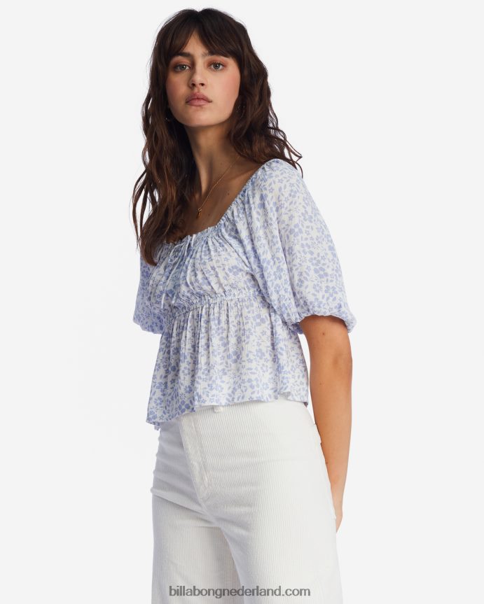 Billabong vrouwen je wilt een bijgesneden shirtgoede getijden 4D20H2142