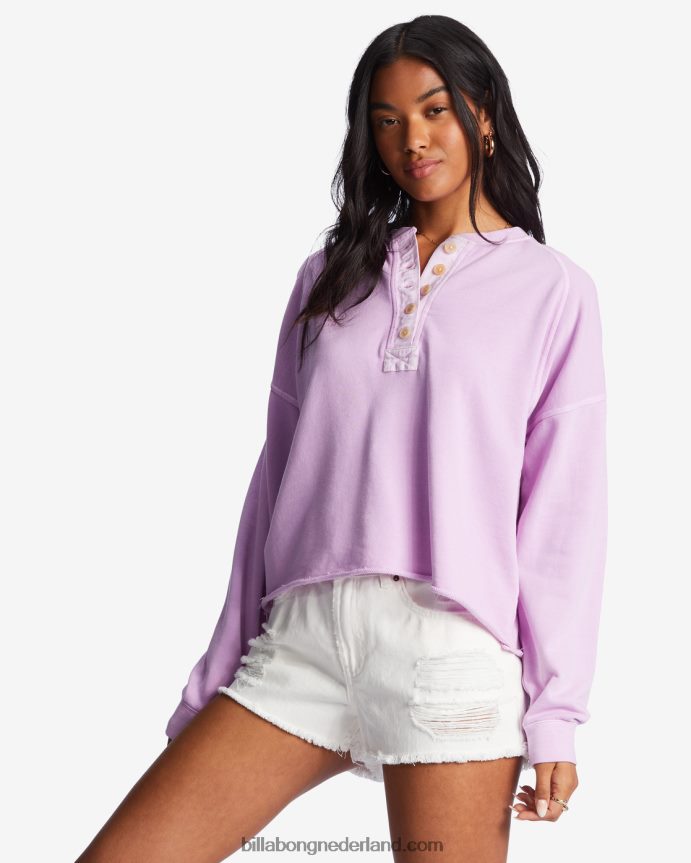 Billabong vrouwen blijf praten sweatshirtlila droom 4D20H1970