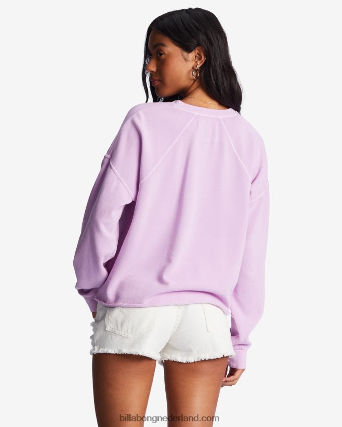 Billabong vrouwen blijf praten sweatshirtlila droom 4D20H1970