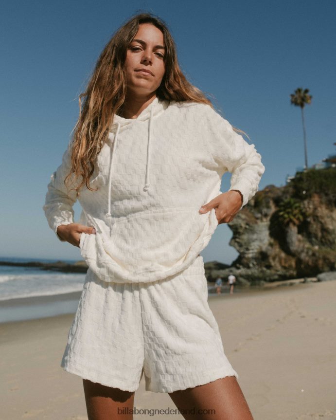 Billabong vrouwen sweatshirt met kustlijnzandzout kristal 4D20H1857