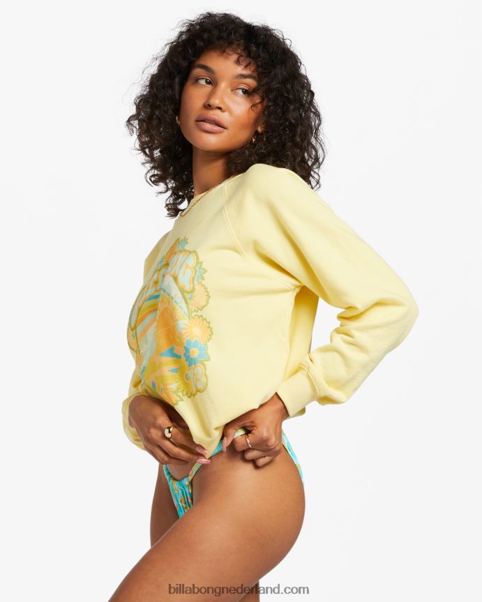 Billabong vrouwen zomers sweatshirtzonnestraal 4D20H1851