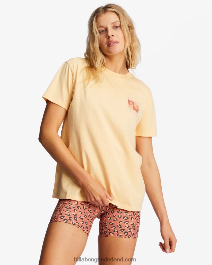 Billabong vrouwen a/div T-shirt met korte mouwen upf 50honing kuste 4D20H1985