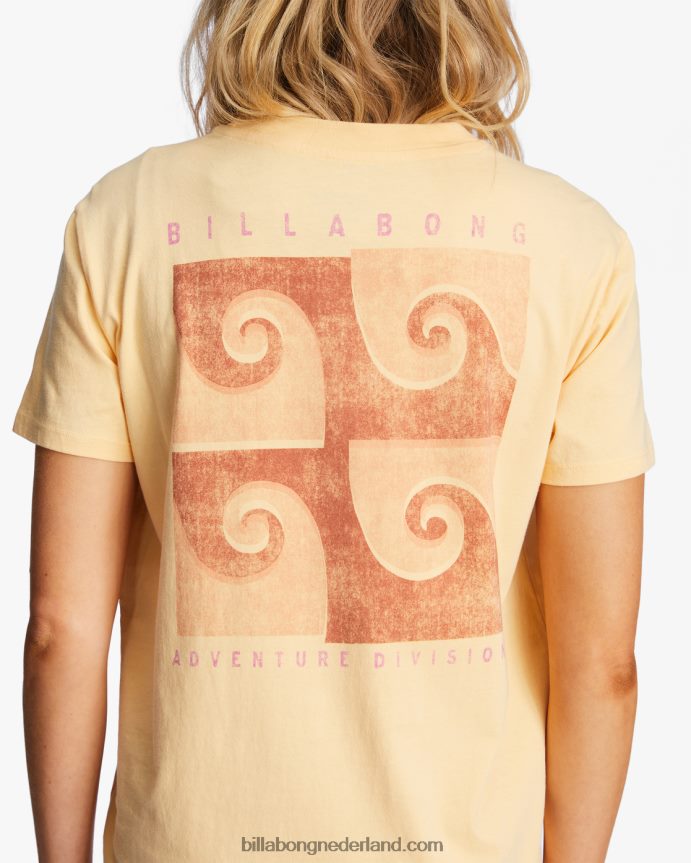 Billabong vrouwen a/div T-shirt met korte mouwen upf 50honing kuste 4D20H1985