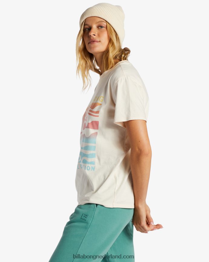 Billabong vrouwen een/div t-shirtwitte pet 4D20H2055