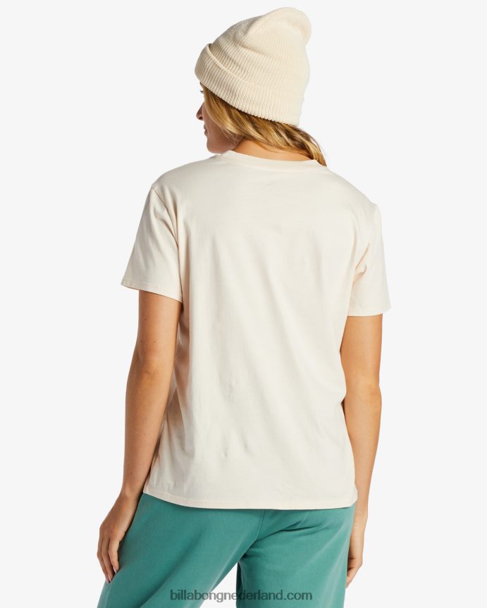 Billabong vrouwen een/div t-shirtwitte pet 4D20H2055