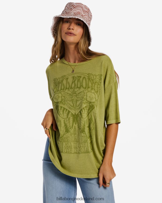 Billabong vrouwen een is allemaal t-shirtwilg 4D20H2028