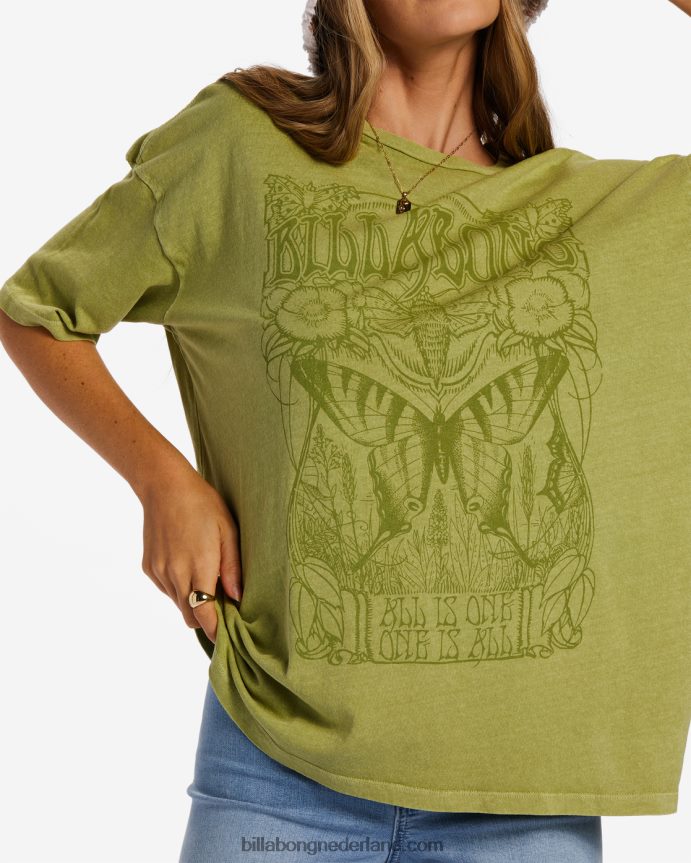 Billabong vrouwen een is allemaal t-shirtwilg 4D20H2028