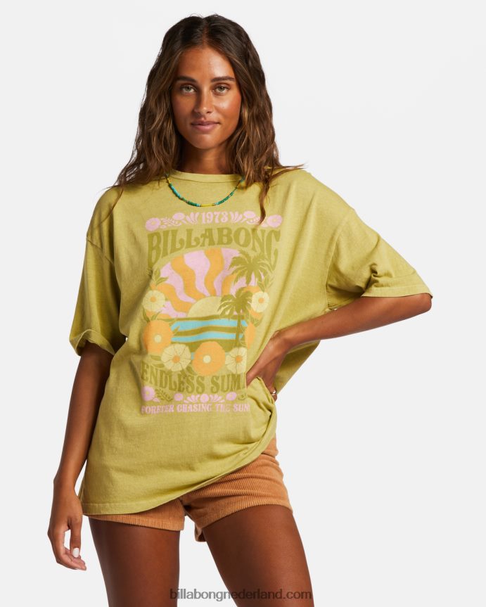 Billabong vrouwen eindeloze zomer t-shirtzeewier 4D20H1902