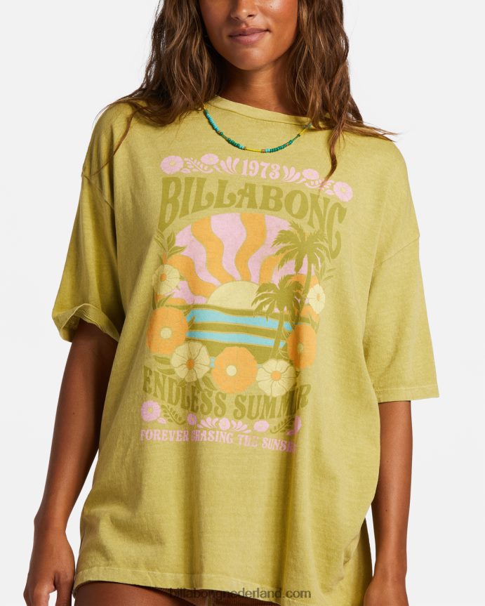 Billabong vrouwen eindeloze zomer t-shirtzeewier 4D20H1902