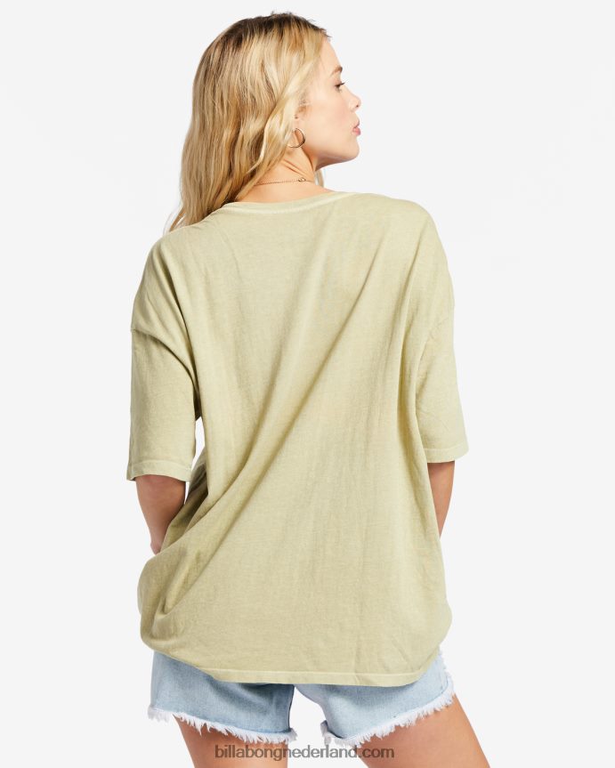 Billabong vrouwen essentials echt jongens t-shirtavocado 4D20H1989