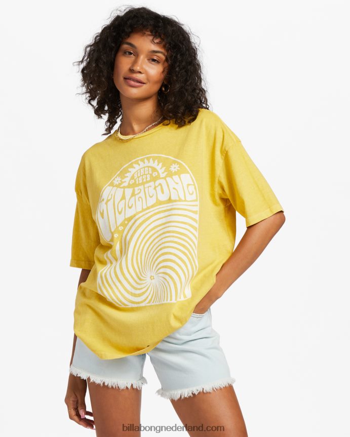 Billabong vrouwen hallo zonneschijn oversized t-shirthoningbij 4D20H1912