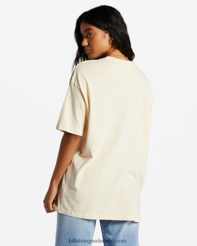 Billabong vrouwen in de wolken t-shirtantiek wit 4D20H2038