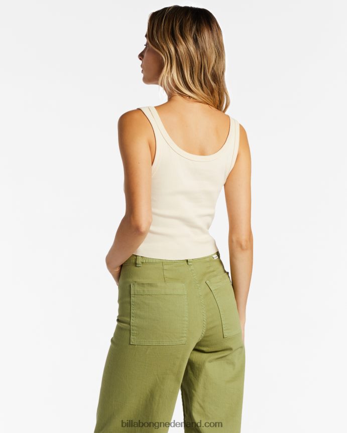 Billabong vrouwen laat de liefde groeien t-shirtantiek wit 4D20H2056