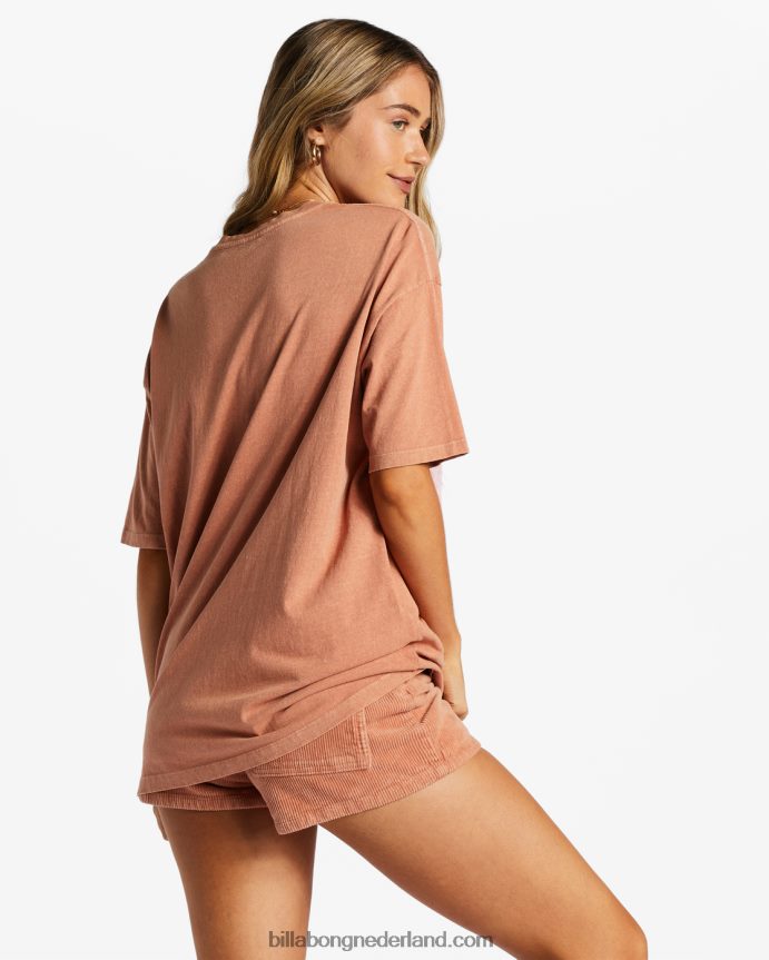 Billabong vrouwen vrede is de reist-shirtroos dageraad 4D20H2040