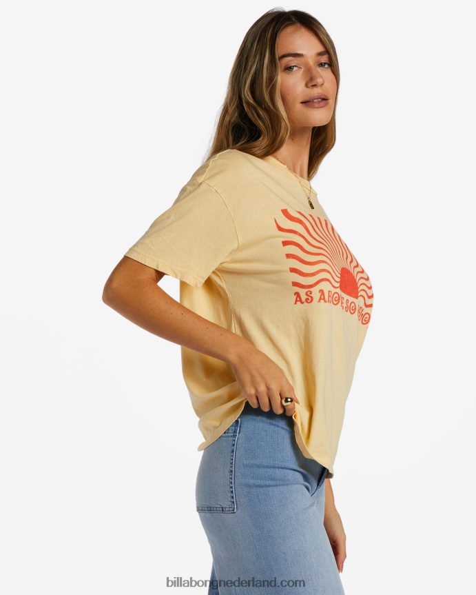 Billabong vrouwen zoals hierboven zo hieronder t-shirtkarnemelk 4D20H2026