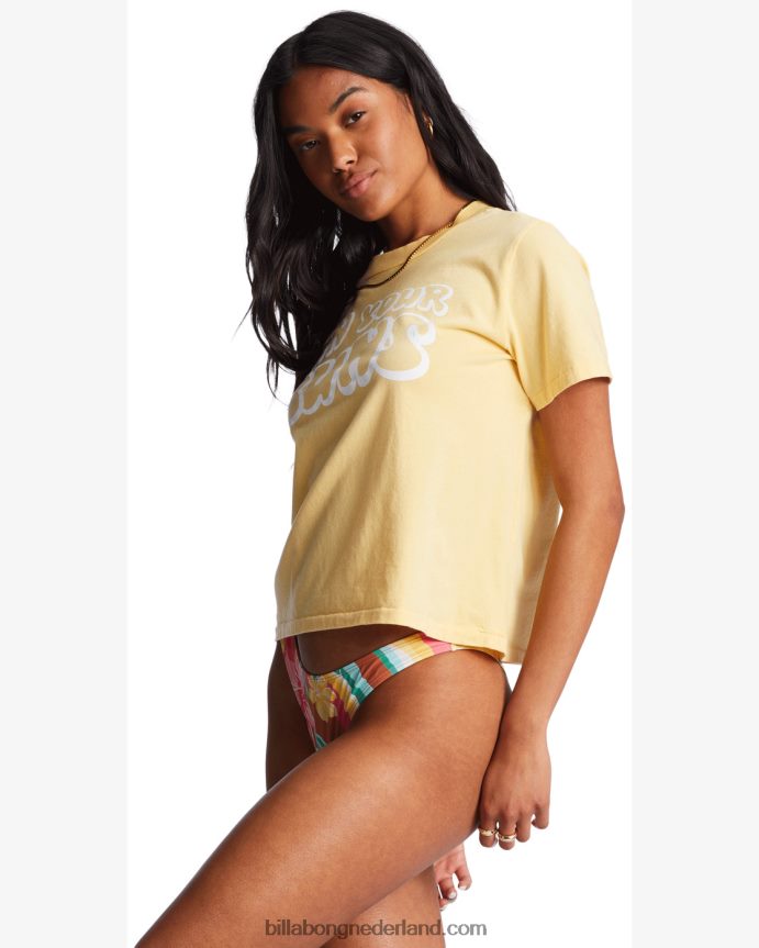 Billabong vrouwen zon je broodjes t-shirtvers geperst 4D20H2119