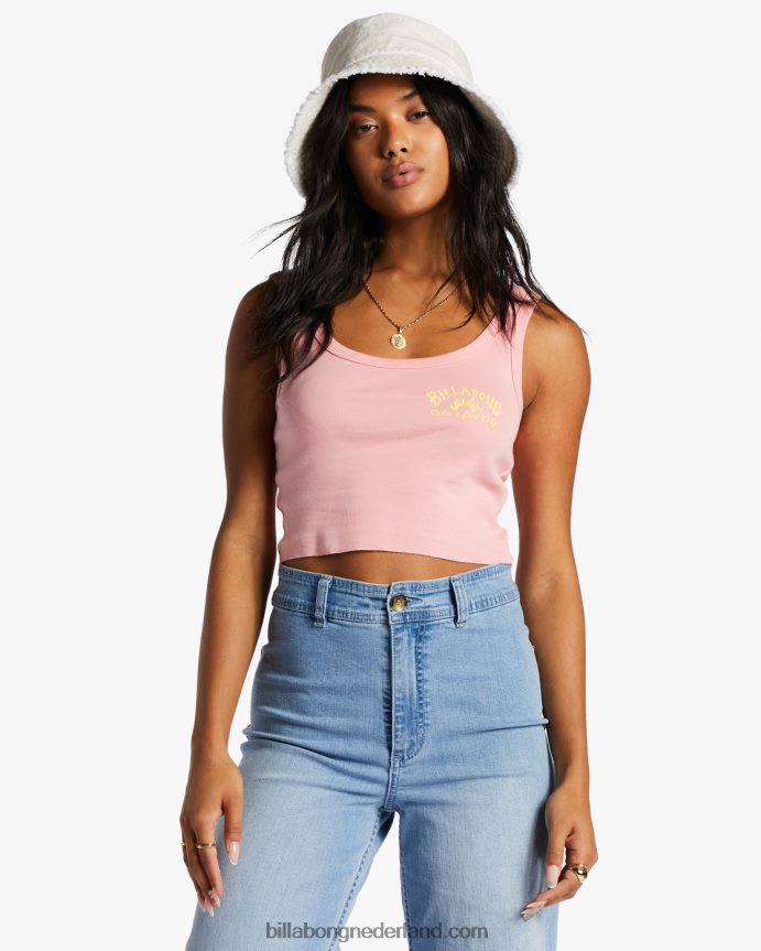 Billabong vrouwen zon kust t-shirtflamingo 4D20H2051