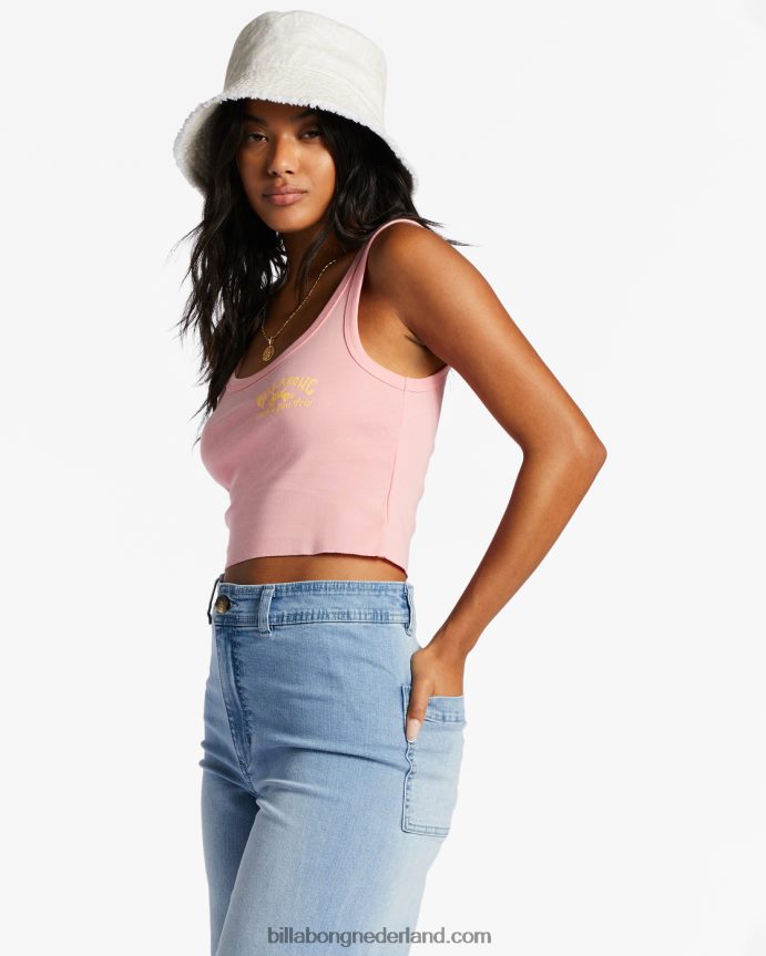 Billabong vrouwen zon kust t-shirtflamingo 4D20H2051