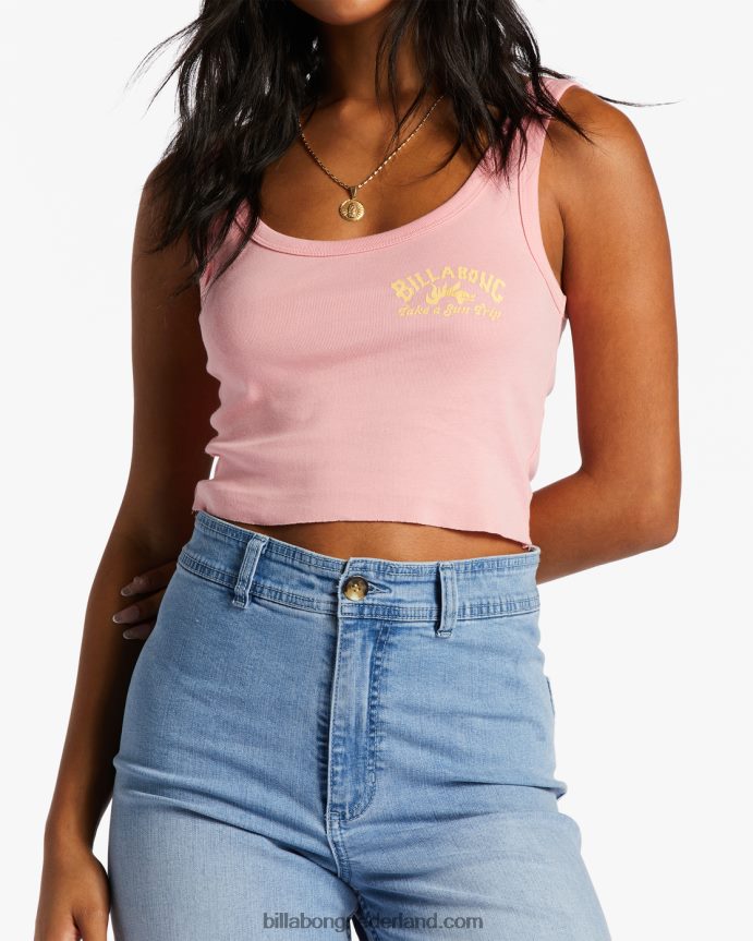 Billabong vrouwen zon kust t-shirtflamingo 4D20H2051