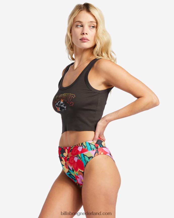 Billabong vrouwen kamea lavaboog bijgesneden tanktopuit zwart 4D20H1995