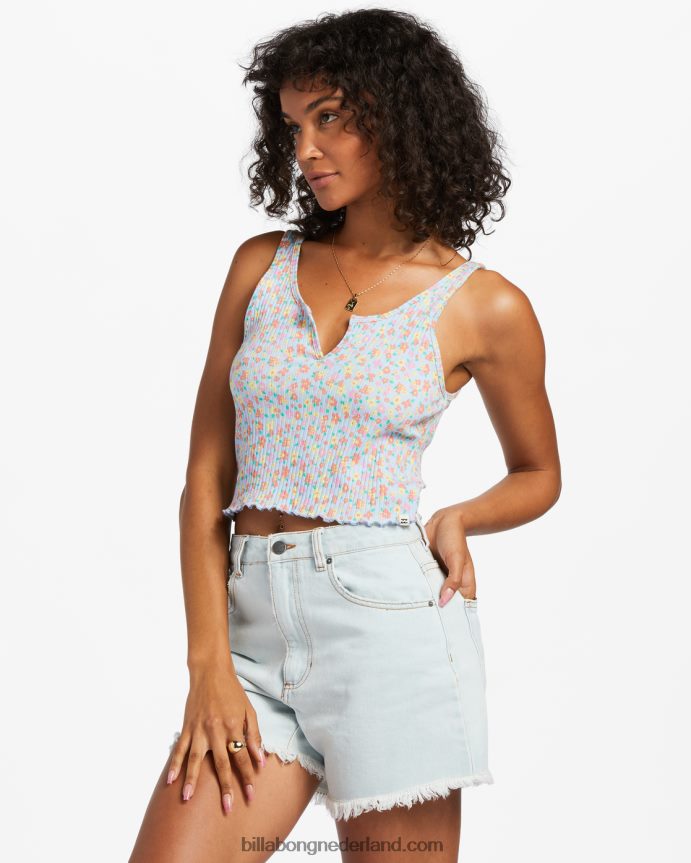 Billabong vrouwen tanktop met inkepingzomerse hemel 4D20H1824