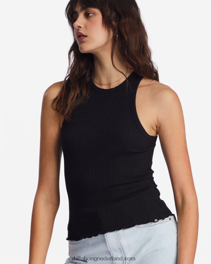 Billabong vrouwen tomboy tanktopzwarte kiezelsteen 4D20H2143