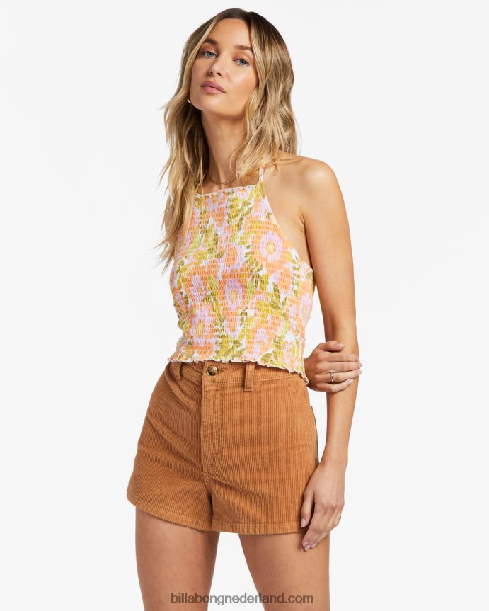 Billabong vrouwen voelt aan als zomertanktopsinaasappelschil 4D20H1858