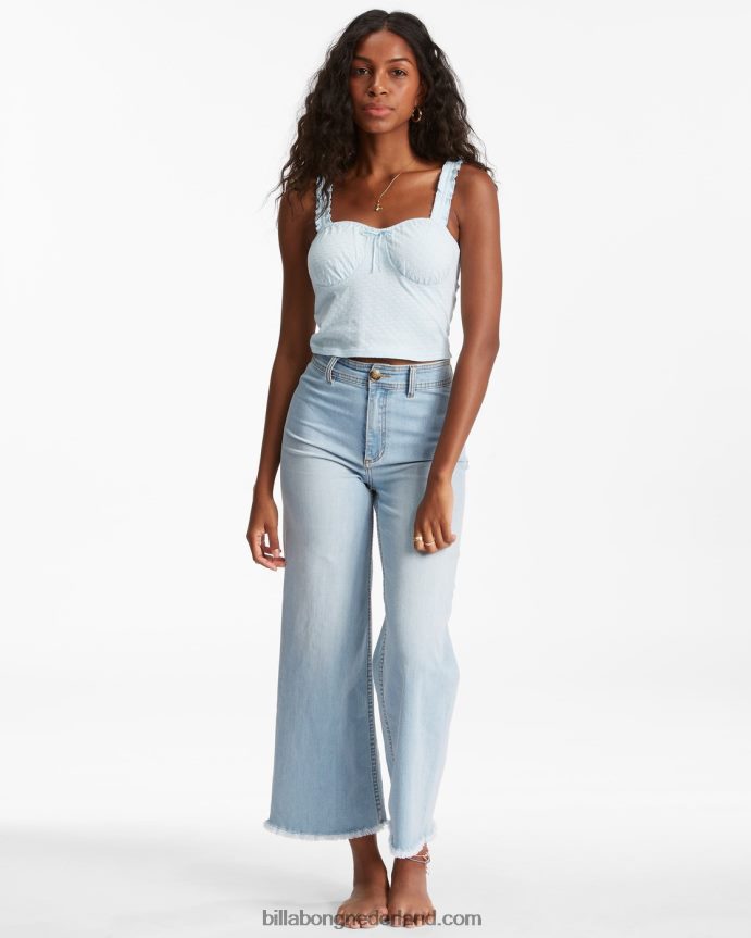 Billabong vrouwen zoete zomer gebreide tanktopochtend hemel 4D20H2246