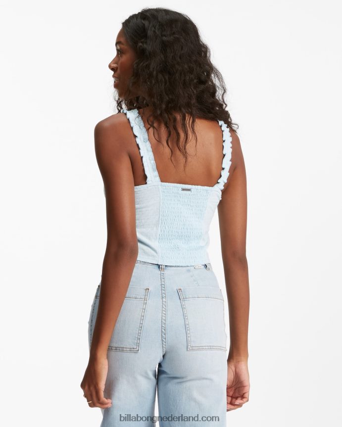 Billabong vrouwen zoete zomer gebreide tanktopochtend hemel 4D20H2246