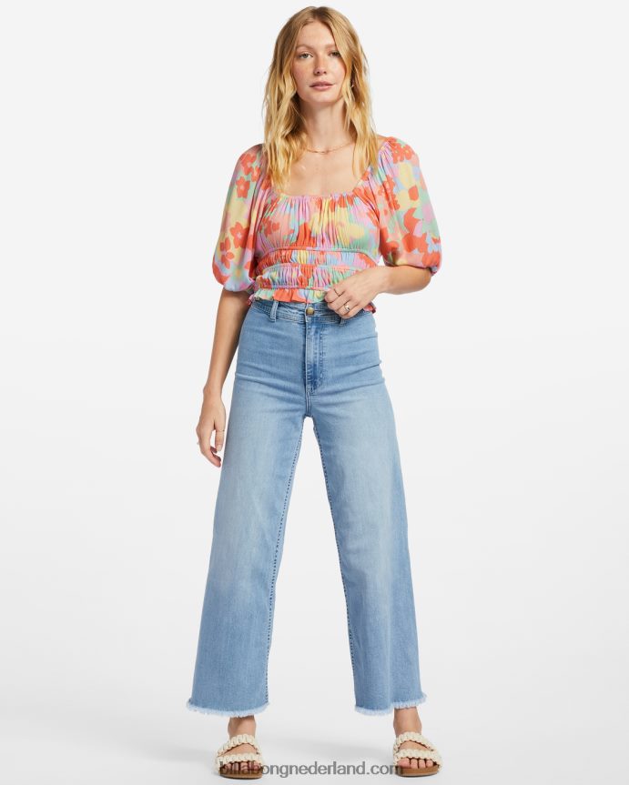 Billabong vrouwen blijf dromen crop topperzik taart 4D20H1861