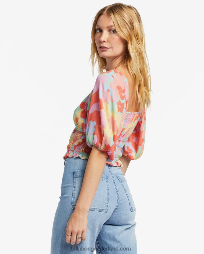 Billabong vrouwen blijf dromen crop topperzik taart 4D20H1861