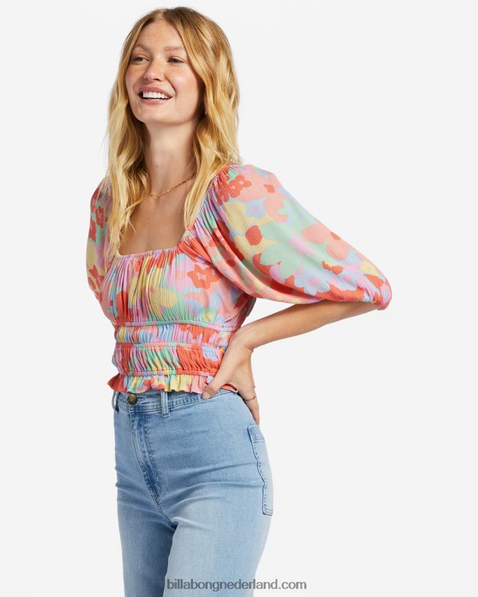 Billabong vrouwen blijf dromen crop topperzik taart 4D20H1861
