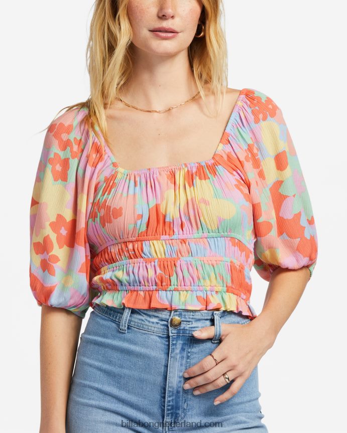 Billabong vrouwen blijf dromen crop topperzik taart 4D20H1861