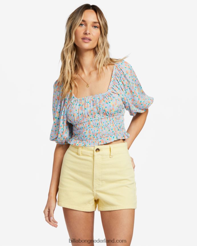 Billabong vrouwen blijf dromen crop topzomerse hemel 4D20H1870