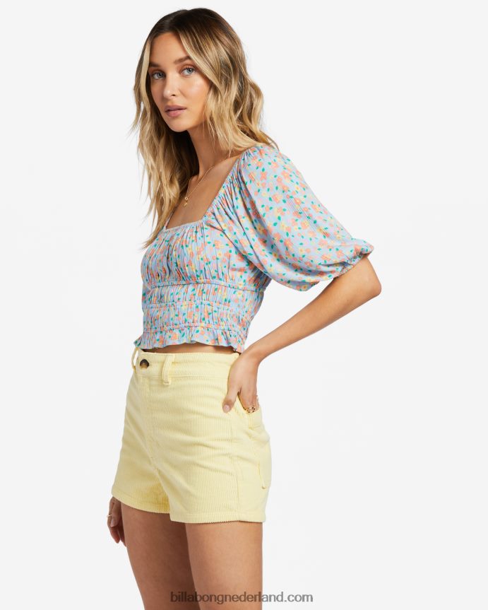 Billabong vrouwen blijf dromen crop topzomerse hemel 4D20H1870