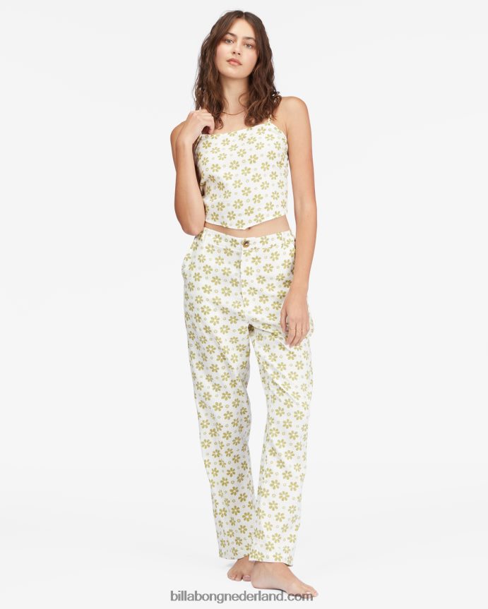 Billabong vrouwen dubbele zakdoek crop topzout kristal 4D20H2277