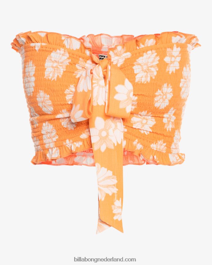 Billabong vrouwen dus extra crop topsinaasappelschil 4D20H1920