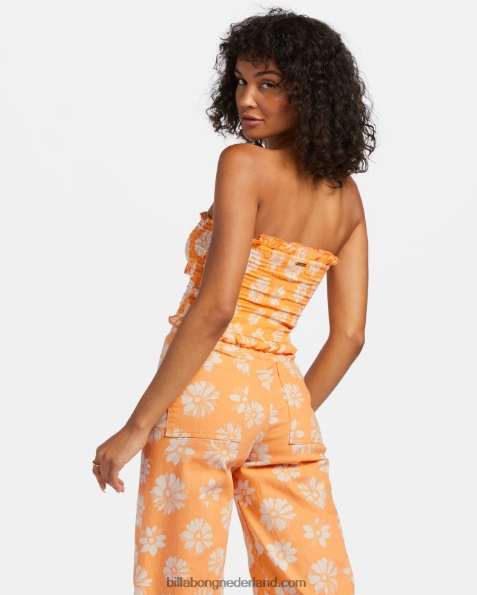 Billabong vrouwen dus extra crop topsinaasappelschil 4D20H1920