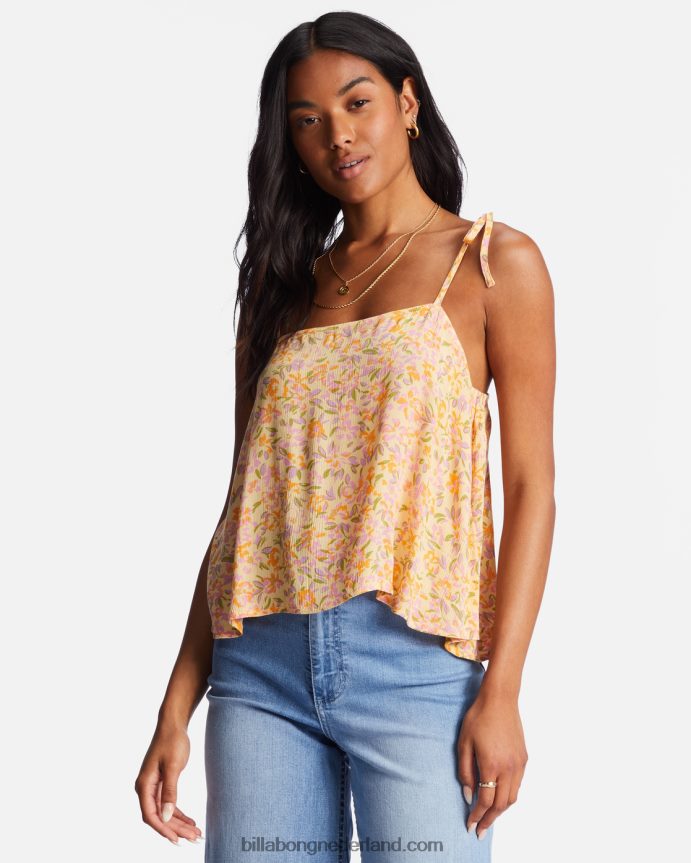 Billabong vrouwen hou van de zon cami-topperzik punch 4D20H1994