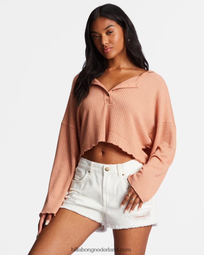 Billabong vrouwen kom maar weer gezellig loungetopgewassen baksteen 4D20H2141