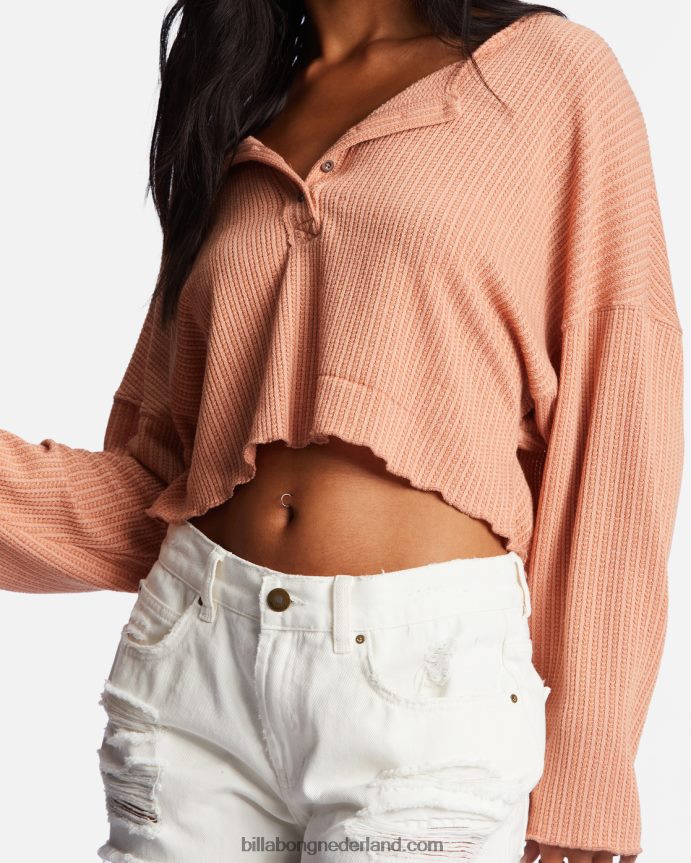 Billabong vrouwen kom maar weer gezellig loungetopgewassen baksteen 4D20H2141