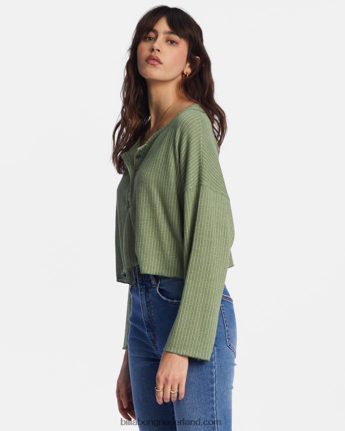 Billabong vrouwen kom maar weer gezellig loungetopluv leger 4D20H2121