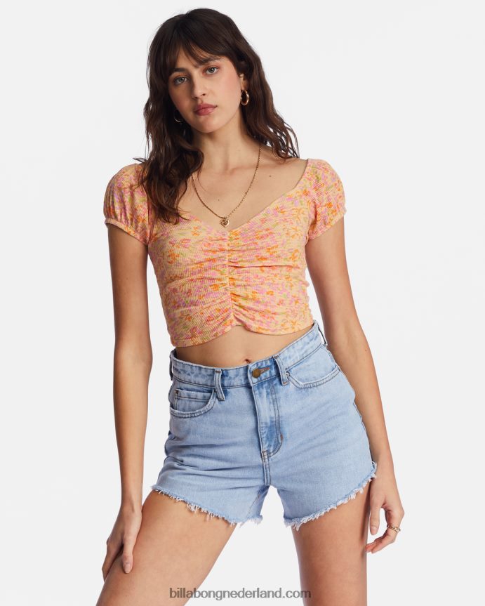 Billabong vrouwen mooie zoete crop topperzik punch 4D20H2168