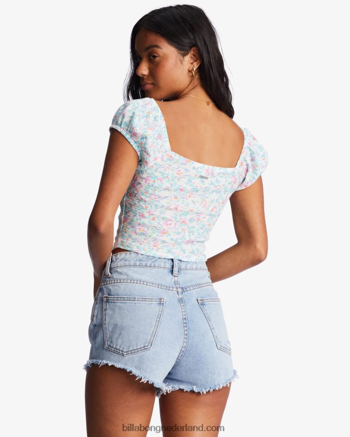 Billabong vrouwen mooie zoete crop topzout kristal 4D20H2195
